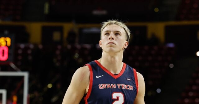 WATCH: Utah Tech Player Punches Opponent After Getting Dunked On