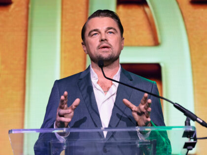 MIAMI, FLORIDA - DECEMBER 07: Leonardo DiCaprio speaks at Re:wild 'Art of Nature'