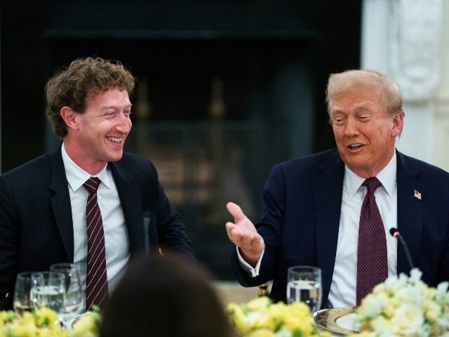 Mark Zuckerberg with Donald Trump