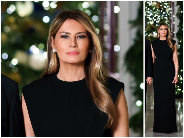 Fashion Notes: Melania Trump Dons Givenchy for White House Christmas Card
