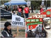 San Antonio Socialists Rally at Starbucks as Strike Fizzles