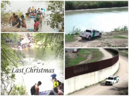 U.S. Southern Border: Christmas This Year vs. Last (U.S. Border Patrol)