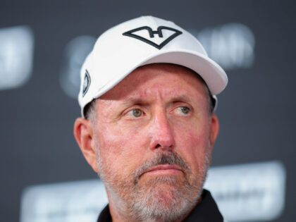 Phil Mickelson, Captain speak to media during press availability at LIV Golf Virginia at R