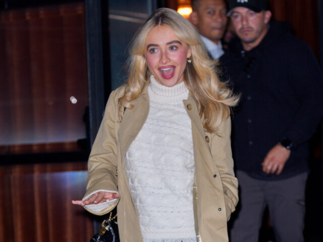 Sabrina Carpenter is seen on November 7, 2025 in New York City. (Photo by XNY/Star Max/GC