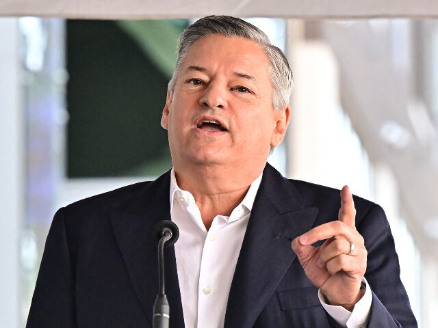 Ted Sarandos Netflix CEO Ted Sarandos speaks during the star ceremony for English comedian and actor Ri