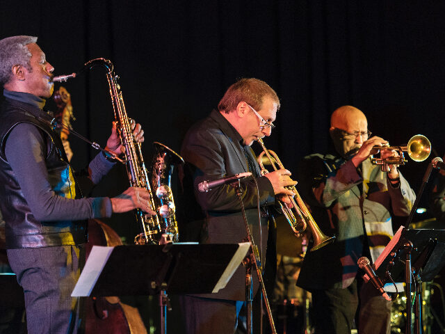 The Cookers perform at the NYC Winter JazzFest 2015 at Greenwich Village's Minetta La