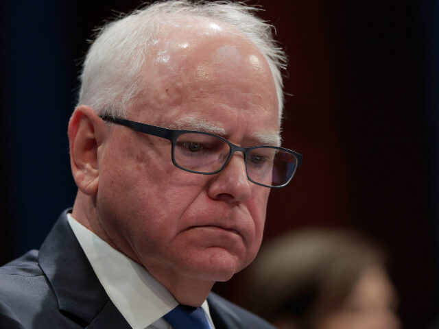 Minnesota Gov. Tim Walz listens during a hearing with the House Oversight and Accountabili