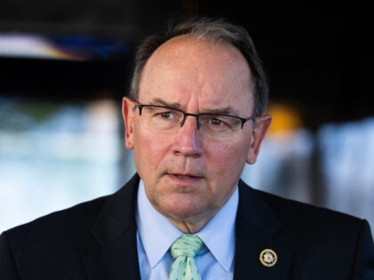 Rep. Tom Tiffany, R-Wis., leaves a meeting of the House Republican Conference at the Capit