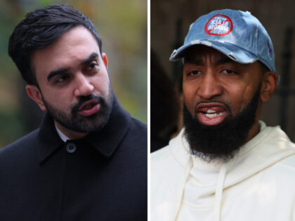 Zohran Mamdani and Mysonne Linen