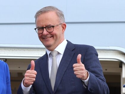 australian PM CANBERRA, AUSTRALIA - MAY 23: Prime Minister Anthony Albanese stands with newly appointed
