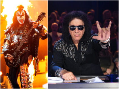 Gene Simmons of Kiss perform at Arco Arena on November 19, 2009 in Sacramento, California.