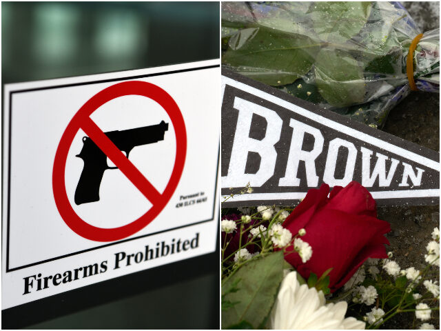 Gun-free zone Brown