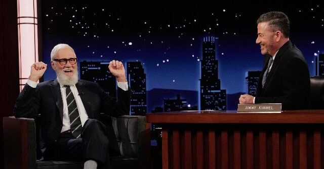 
                            David Letterman Gushes over Jimmy Kimmel as 'Leader' of the Trump 'Resistance,' Calls a 'Fool'