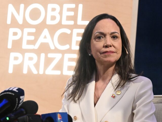 machado promises OSLO, NORWAY - DECEMBER 11: Maria Corina Machado, the Venezuelan opposition figure and 202