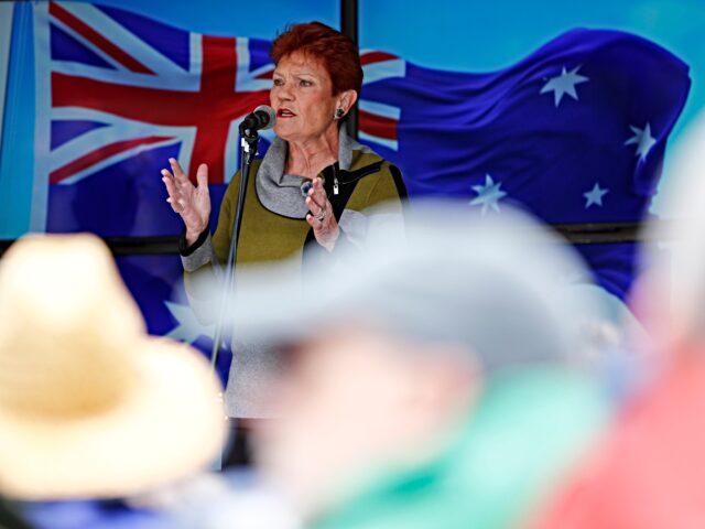 MELBOURNE, VICTORIA STATE, AUSTRALIA - 2025/11/30: Pauline Hanson, Senator of Australia, i
