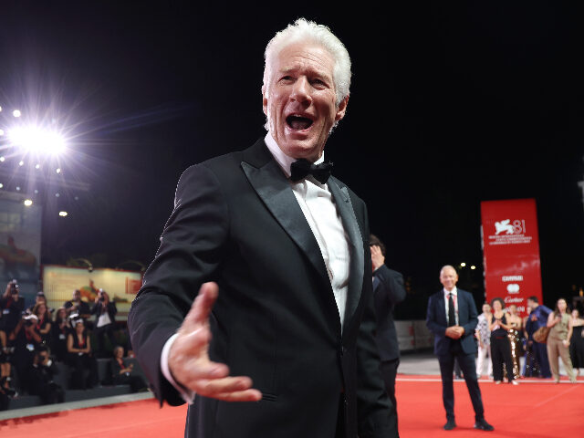 VENICE, ITALY - SEPTEMBER 01: Richard Gere attends the Filming Italy Venice Award red carp