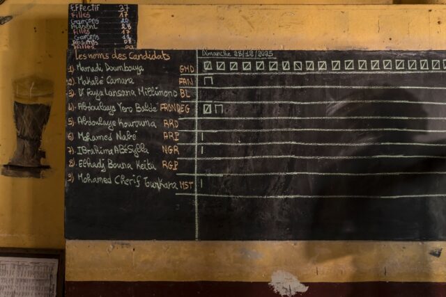 Counting started as the voting stations began to close