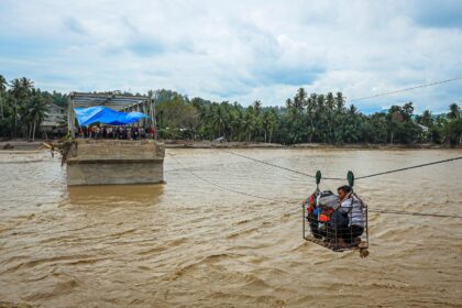 Damage to infrastructure including many broken bridges is making relief work in Indonesia