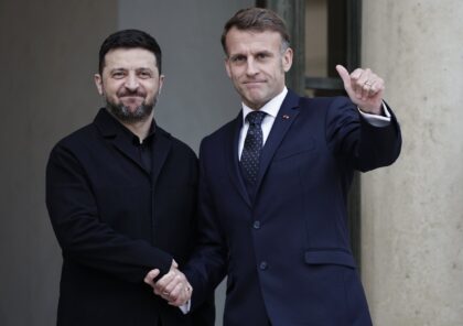 This is Ukrainian leader Volodymyr Zelensky's tenth visit to Paris since Russia'