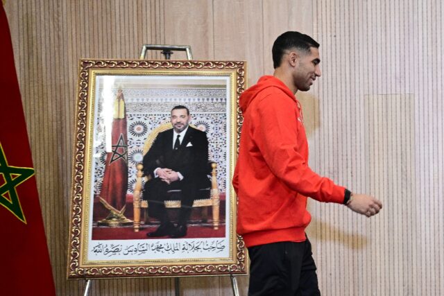 Morocco's star player Achraf Hakimi appeared before media on Saturday, on the eve of