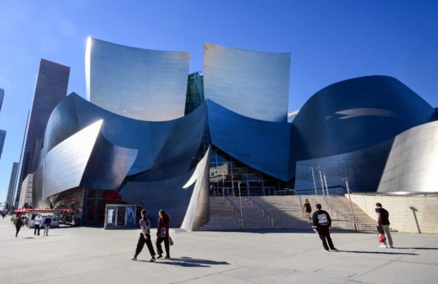 One of Frank Gehry's most famous designs was of the Walt Disney Concert Hall in Los A