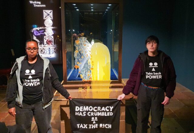 A little-known, self-proclaimed civil resistance group called Take Back Power claimed resp