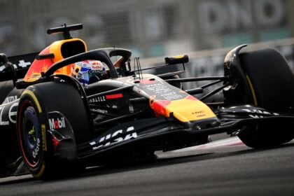Red Bull's Max Verstappen took his 48th pole position ahead of the season-ending Abu
