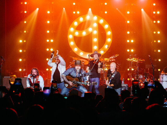 AUSTIN, TEXAS - OCTOBER 18: Zac Brown Band perform onstage during the Uber One Rodeo on Oc