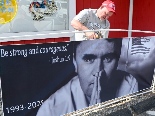 A Charlie Kirk memorial