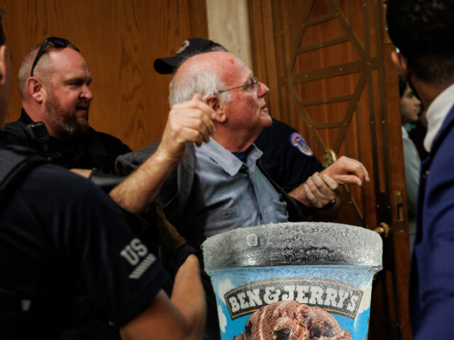 Ben and Jerrys Ben Cohen Held by Police, Inset-Ice Cream