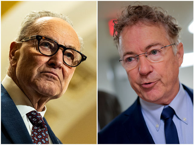 Senate Minority Leader Chuck Schumer (D-NY) during a presser following the luncheons on Ca