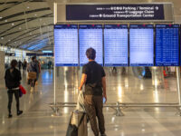 WATCH: Football Fan Hauled Away After Crashing Car into Detroit Airport Terminal