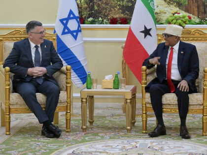 Israeli Foreign Minister Gideon Sa’ar and Somaliland President Abdirahman Mohamed Abdull