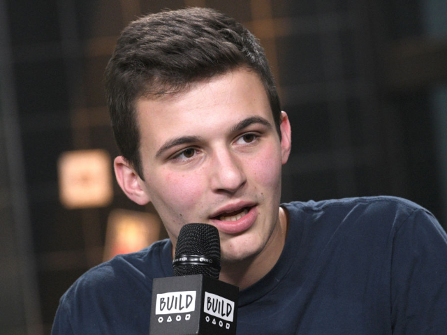 GettyImages-1042014736 NEW YORK, NY - SEPTEMBER 27: Activist Cameron Kasky visits Build Series to discuss 'Middle