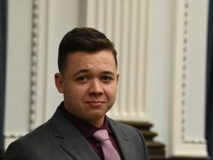 KENOSHA, WISCONSIN - NOVEMBER 10: Kyle Rittenhouse takes a break during his trial at the K