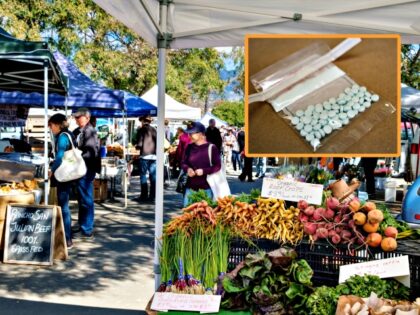 Saturday Farmers Market, Santa Barbara, California, USA. (Photo by: Jumping Rocks/Educatio