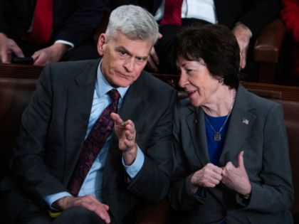 UNITED STATES - JANUARY 6: Sens. Bill Cassidy, R-La., and Susan Collins, R-Maine, are seen