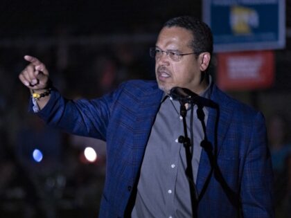 MINNEAPOLIS, MINNESOTA, UNITED STATES - AUGUST 27: Minnesota Attorney General Keith Elliso