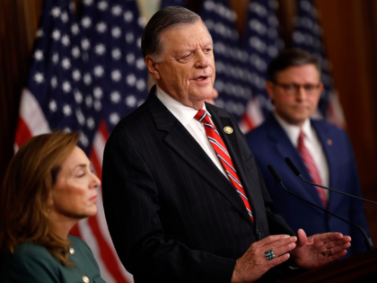 WASHINGTON, DC - OCTOBER 08: U.S. House Appropriations Chairman Tom Cole (R-OK) speaks dur