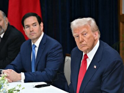 (L-R) US Trade Representative Jamieson Greer, US Secretary of Commerce Howard Lutnick, US