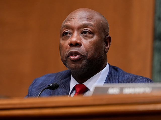 Senator Tim Scott, a Republican from South Carolina and chairman of Senate Banking, Housin