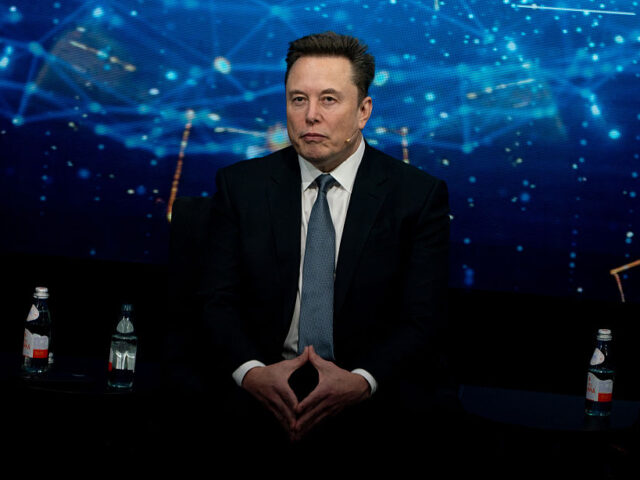 Elon Musk, chief executive officer of Tesla Inc., during the US-Saudi Investment Forum at