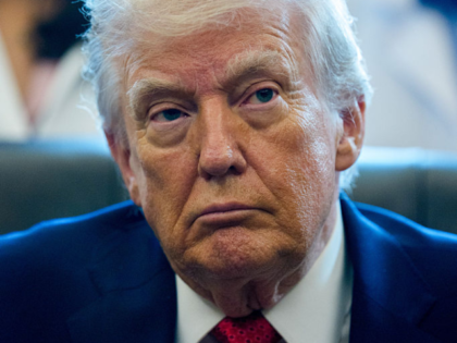US President Donald Trump during an executive order signing in the Oval Office of the Whit