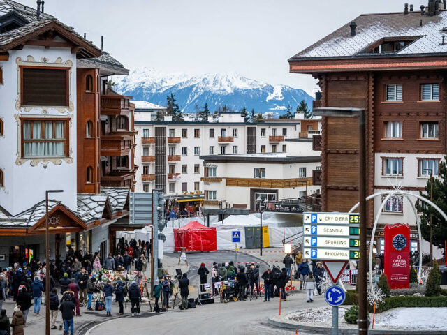 This photograph shows a street near the Constellation bar where a fire ripped through duri