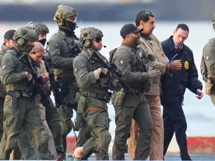 NEW YORK, NY - JANUARY 5: Nicolas Maduro and his wife, Cilia Flores, are seen in handcuffs