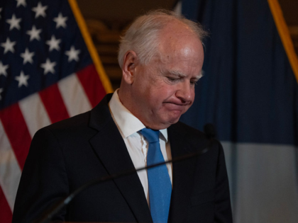 ST. PAUL, MN. - JANUARY 2026: Minnesota Governor Tim Walz announces that he would not be s