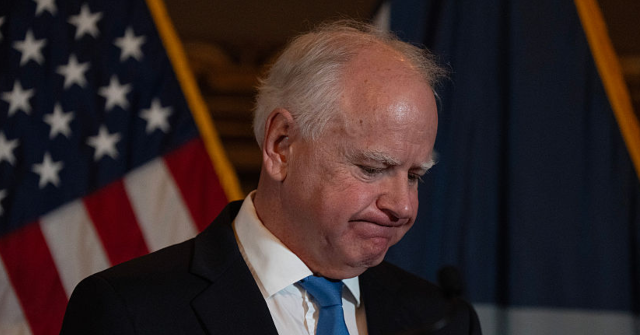 ST. PAUL, MN. - JANUARY 2026: Minnesota Governor Tim Walz announces that he would not be seeking reelection Monday January 5, 2026 at a press conference at the State Capitol in St.Paul, Minn. Walz said that he “came to the conclusion that I can’t give a political campaign my all.” The governor took no questions from reporters at the event. The governor’s announcement comes as Minnesota is confronting one of the largest social services fraud scandals in its history. Federal prosecutors have documented hundreds of millions of dollars’ worth of fraud in state autism services, housing and meals programs, among others. (Photo by Jerry Holt/The Minnesota Star Tribune via Getty Images)