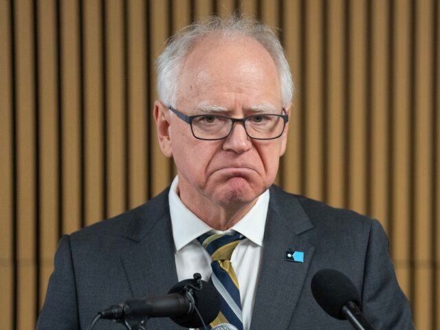 Minnesota Governor Tim Walz, press conference, January 2026 Minnesota Governor Tim Walz speaks at a press conference regarding Minnesota Paid Leave an