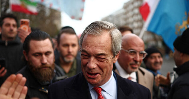Farage Backs Trump Iran Intervention, Hails Persian 'Freedom Fighters'