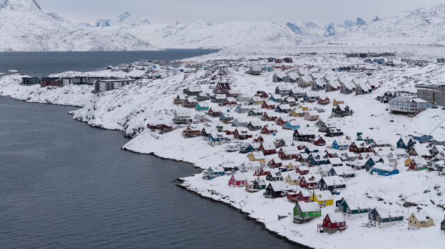 NUUK, GREENLAND - JAN 13: Greenland residents and political leaders have publicly rejected